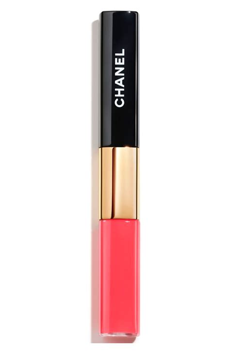 chanel le rouge duo ultra tenue strawberry red|Chanel duo lipstick.